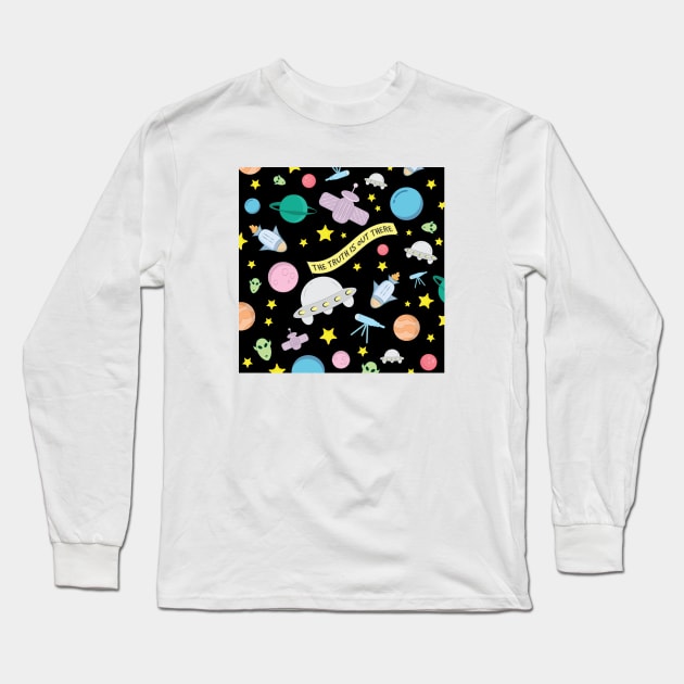 The Truth Is Out There Long Sleeve T-Shirt by Marija154